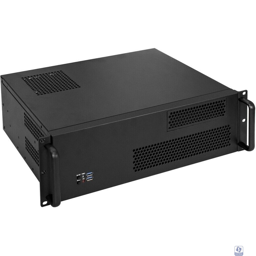 Exegate EX293672RUS Серверный корпус ExeGate Pro 3U330-02 <RM 19", высота 3U, глубина 330, БП 1100PPH-SE 80 PLUS® Bronze, USB>