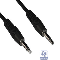 VCOM VAV7175-1.2M Кабель соединительный 3.5 Jack (M) - 3.5 Jack (M), стерео, аудио, 1.2м [6937510860500]