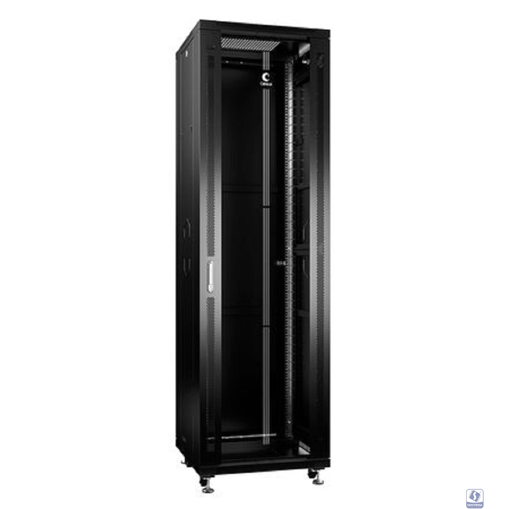 Cabeus SH-05C-42U60/100-BK Шкаф монтажный телекоммуникационный 19" напольный для серверного оборудования 42U Cabeus SH-05C-42U60/100-BK