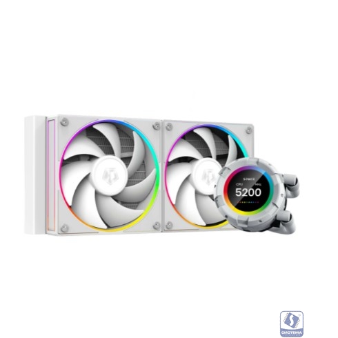 Кулер с водяным охлаждением ID-Cooling SL240 WHITE,  Ret