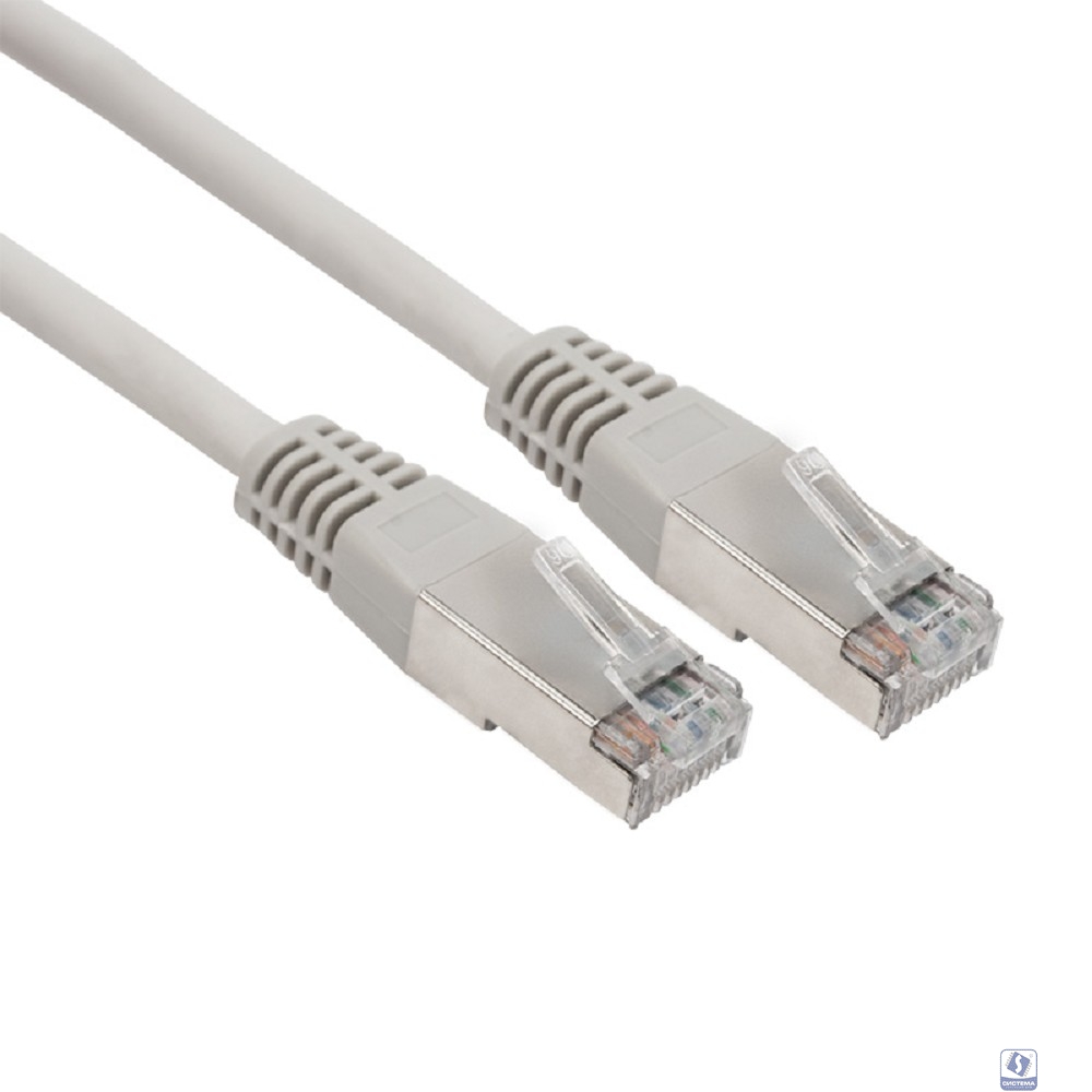 Rexant (18-8101-1) Шнур коммутационный, патч-корд F/UTP RJ45-RJ45, CAT 6, LSZH серый, 0,5м