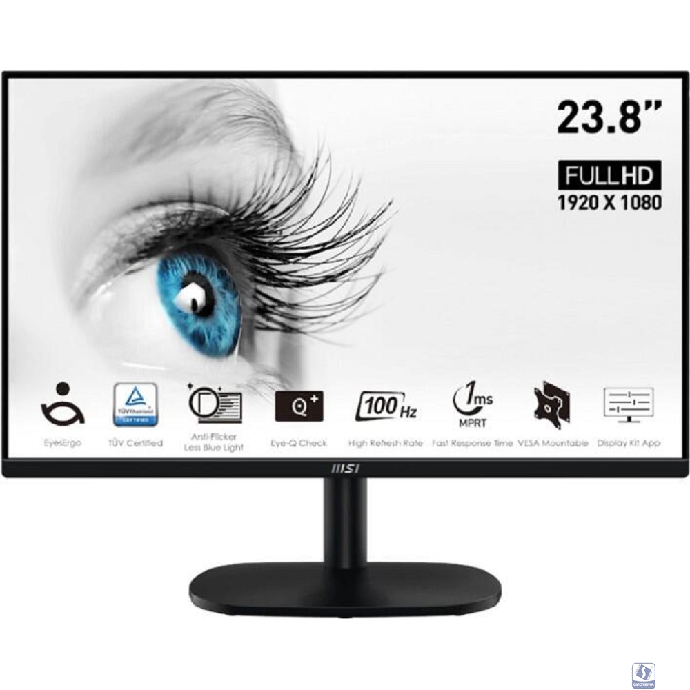 MSI PRO 23.8" MP245V черный 