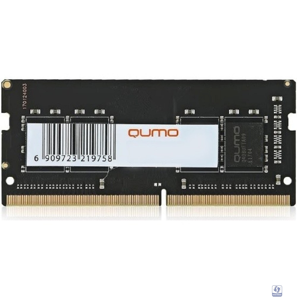 QUMO DDR4 SODIMM 8GB QUM4S-8G3200P22 PC4-25600, 3200MHz OEM/RTL