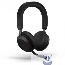 Jabra 24089-899-999 Гарнитура Evolve2 75, Link380c MS Stereo Black (27599-999-899)