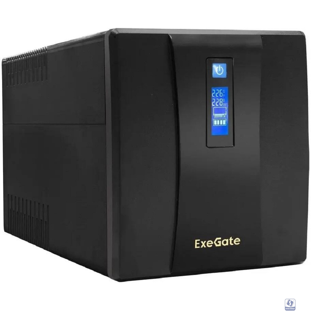 Exegate EP285511RUS ИБП ExeGate SpecialPro Smart LLB-1600.LCD.AVR.EURO.RJ.USB <1600VA/950W, LCD, AVR, 4 евророзетки, RJ45/11, USB, Black>