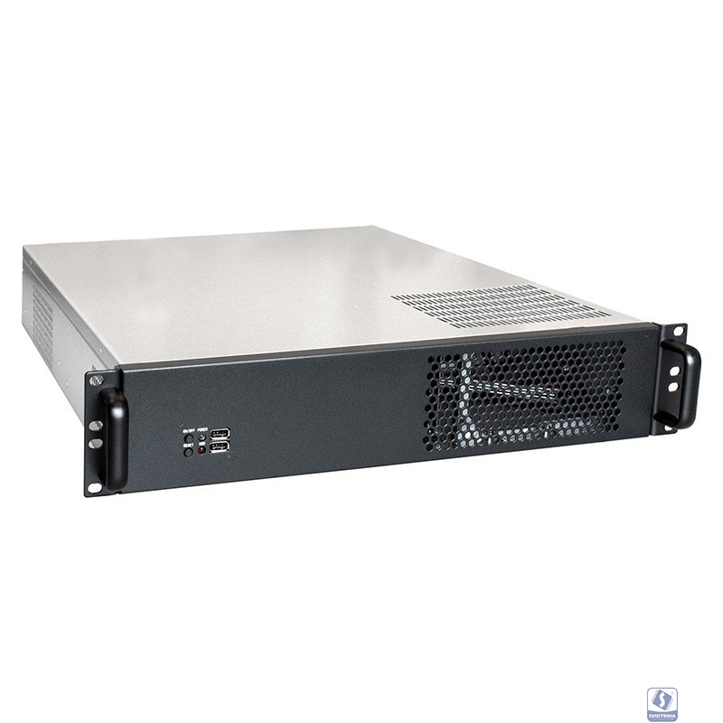 Exegate EX284973RUS Серверный корпус ExeGate Pro 2U550-08 <RM 19", высота 2U, глубина 550, БП 500ADS, 2*USB>