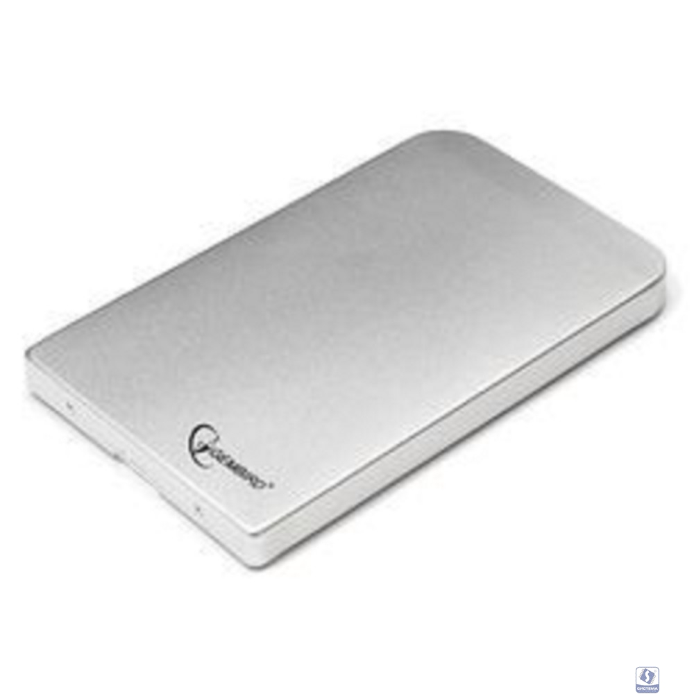 Gembird EE2-U2S-41-S Внешний корпус 2.5" Gembird EE2-U2S-41, серебро, USB 2.0, SATA, металл