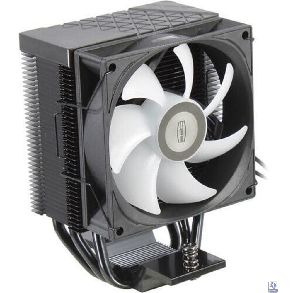 PCCooler R300 ARGB BK S115X/1200/1700/AM4/AM5 (TDP 150W, 90mm ARGB Fan, 3 тепловые трубки 6мм, 650-2200RPM, 28,3dBa)