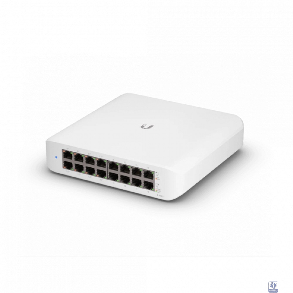 UBIQUITI USW-LITE-16-POE PoE-коммутатор, 16х 1G RJ45, раздача 45 Вт