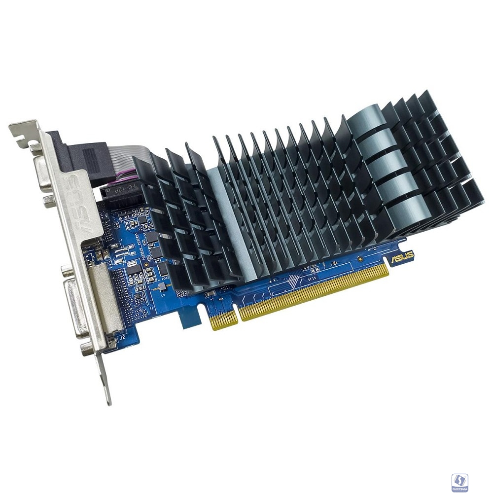 Видеокарта ASUS GeForce GT710 EVO 2GB GDDR5 64bit VGA/DVI/HDMI PASSIVE (GT710-SL-2GD5-BRK-EVO) RTL