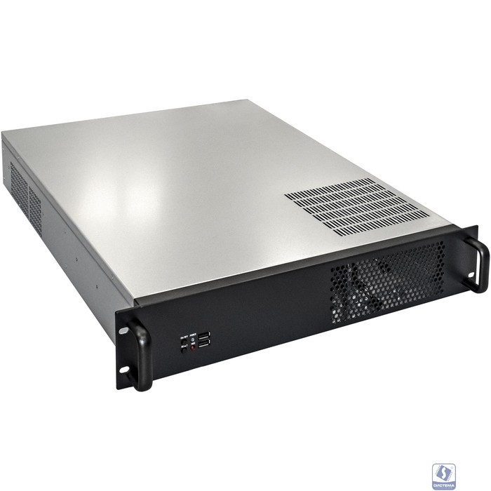Exegate EX293343RUS Серверный корпус ExeGate Pro 2U550-08 <RM 19", высота 2U, глубина 550, БП 1100ADS, 2*USB>