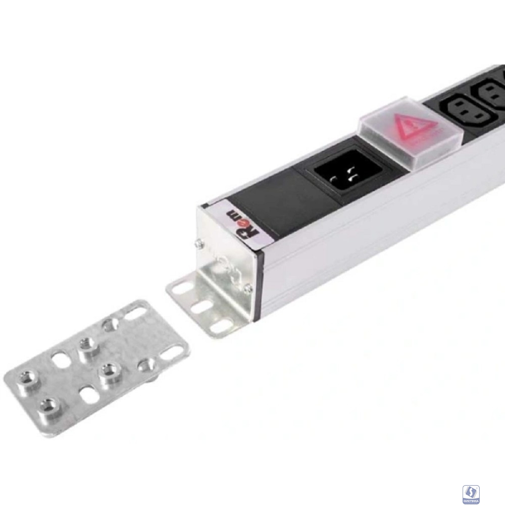 REM Верт блок розеток Rem-16, 1 фаза 16A, выкл, 36 C13, 6 C19, 1420 мм, вх C20 IEC 320(R-16-36C13-6C19-V-1420)