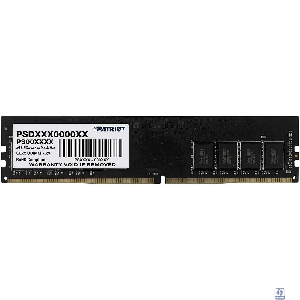 Patriot DDR4 16Gb 3200MHz PSD416G32002 RTL PC4-25600 CL22 DIMM 288-pin 1.2В single rank