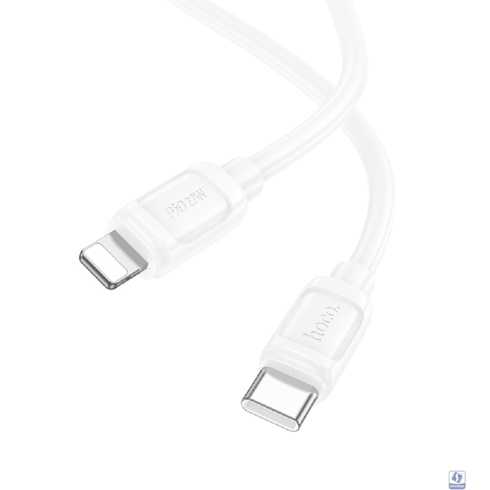 HOCO Кабель USB2.0 Hoco Type-C/Lightning, 2.4А, 27Вт, X115, 1м, белый, коробка