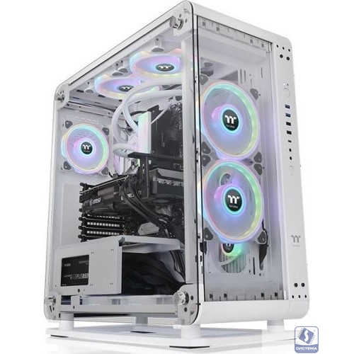 Корпус Thermaltake Core P6 TG белый без БП ATX 13x120mm 8x140mm 2xUSB2.0 2xUSB3.0 audio bott PSU