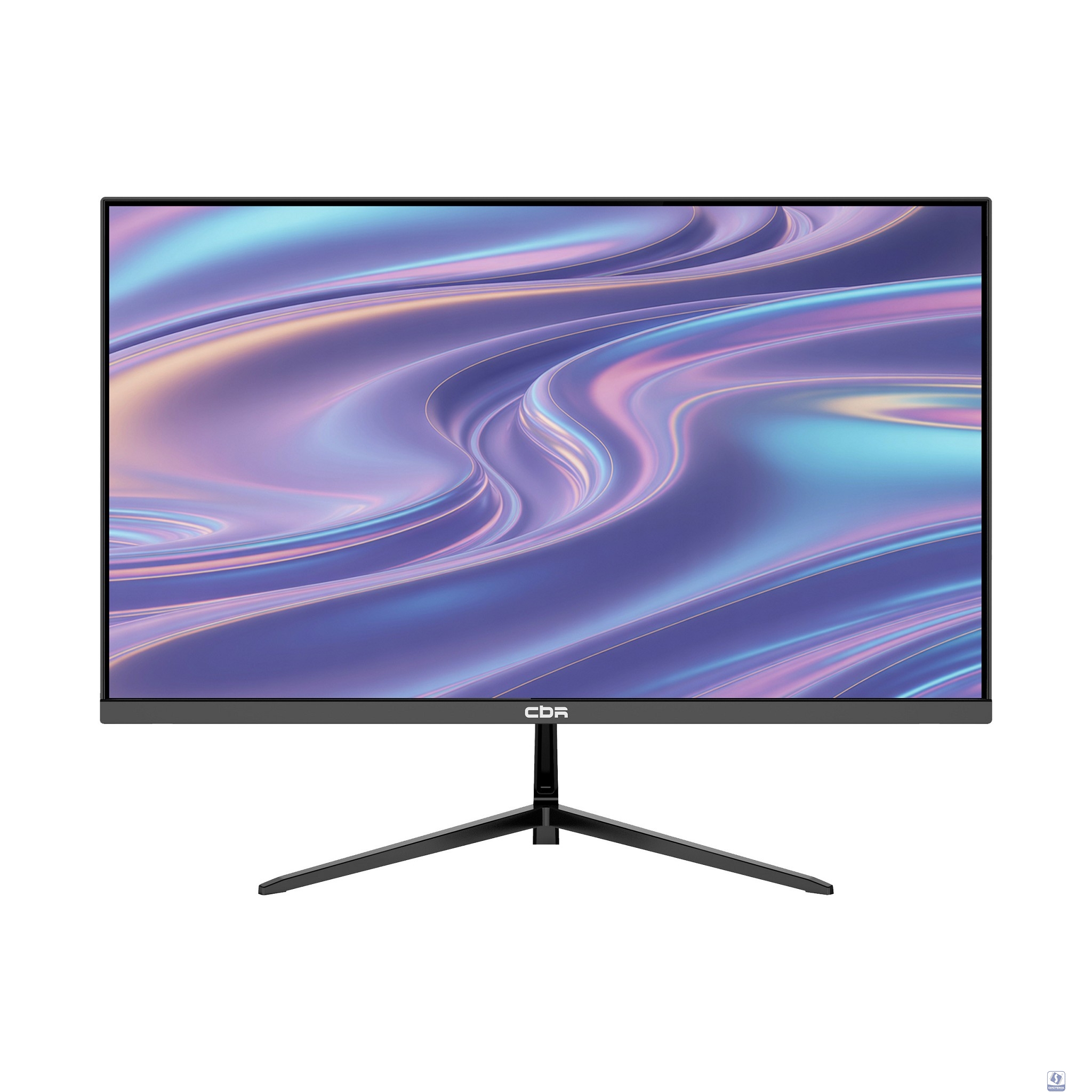 CBR LCD Монитор 23.8" MF-2401, VA, FHD 1920x1080, 100Гц, 1*HDMI/1*VGA, внешний БП, черный, кабель HDMI [LCD-MF2401-OPC]