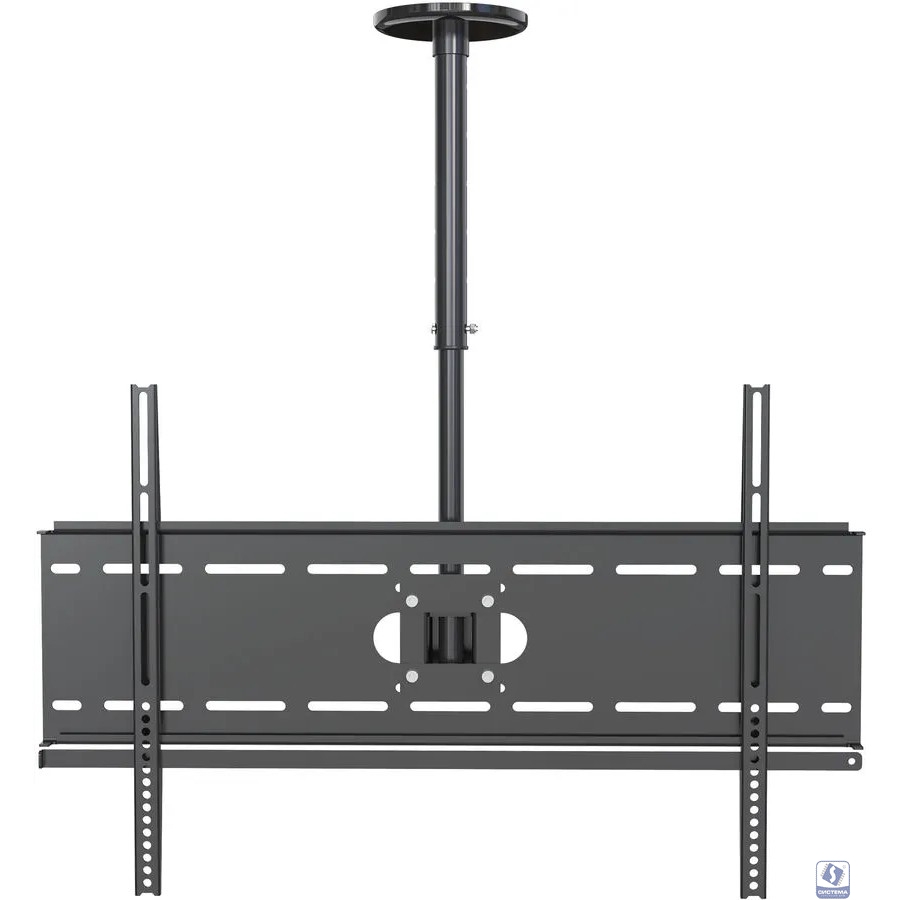 Кронштейн для телевизора Cactus CS-CP04-R черный 37"-70" макс.81.6кг потолочный поворот и наклон