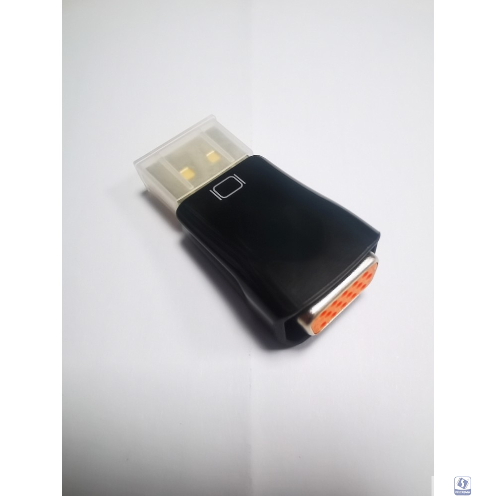 Bion Переходник DisplayPort - VGA, 20M/15F, позолоченные контакты, черный [BXP-A-DPM-VGAF-001]