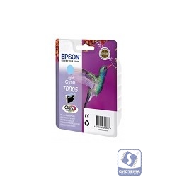 EPSON C13T08054011/4010/4021  T0805 Картридж светло-голубой, стандартной емкости P50/PX660 (cons ink)