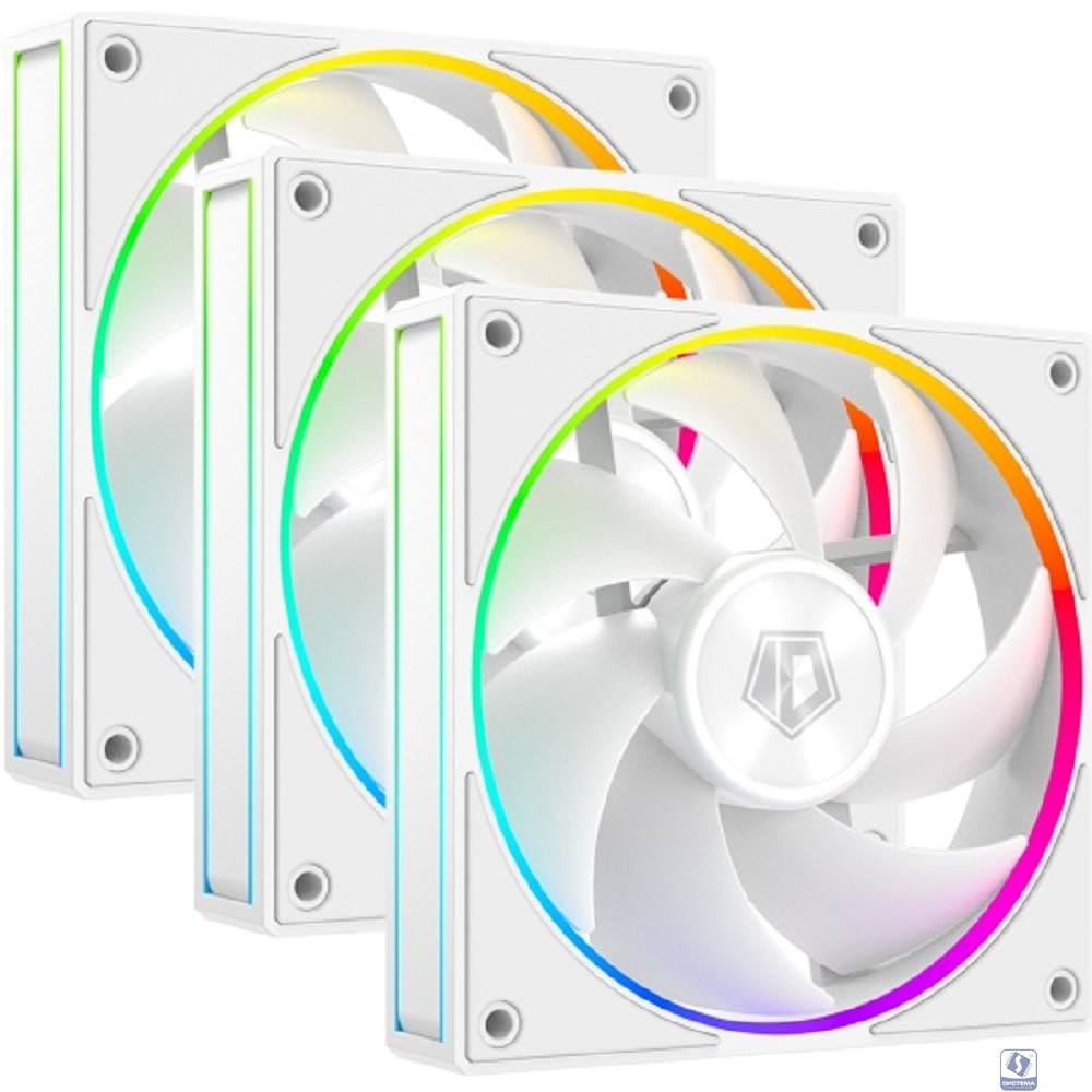 Case Fan ID-Cooling AF-127-ARGB-W Trio,  120мм, Ret