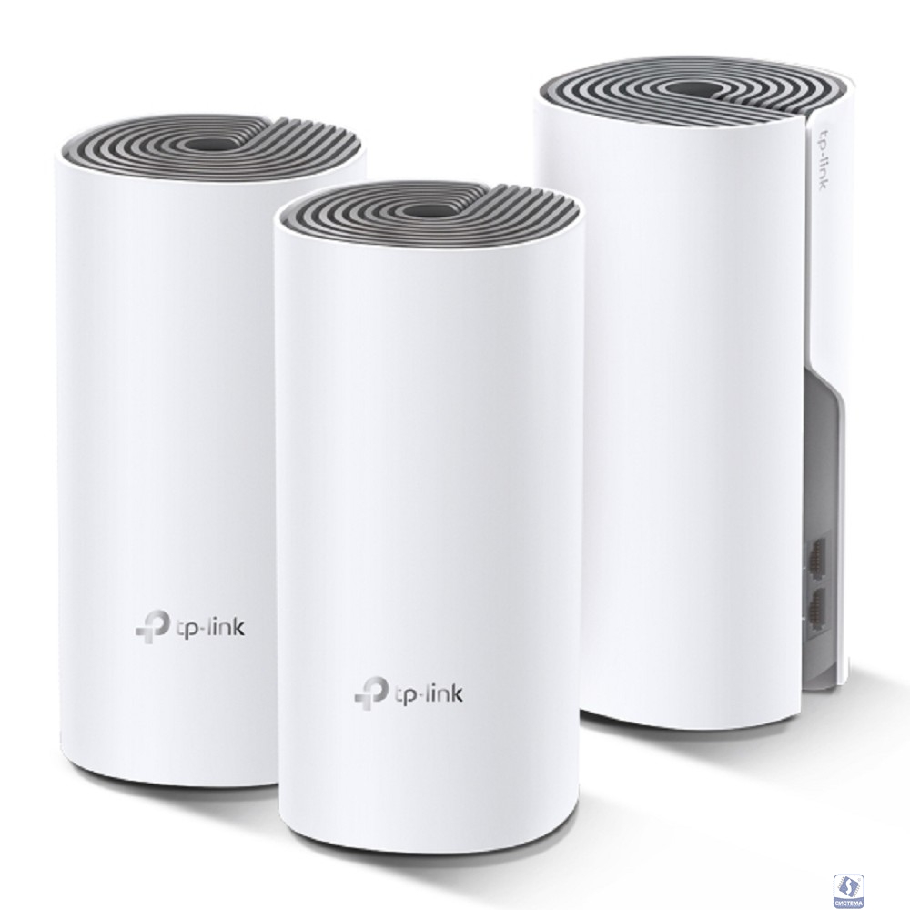 TP-Link Deco E4(3-pack) AC1200 Домашняя Mesh Wi-Fi система