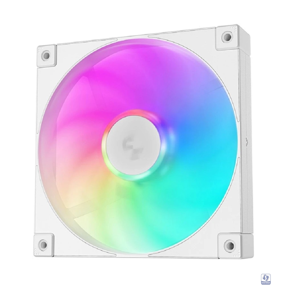 Case fan Deepcool FD14 ARGB белый 4-pin 25.6дБ (R-FD14-WHAPN1-G) Ret