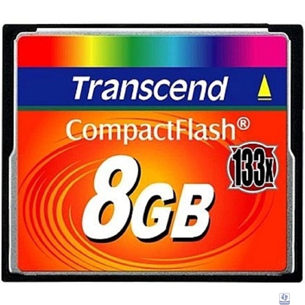 Compact Flash 8Gb Transcend  (TS8GCF133) 133-x