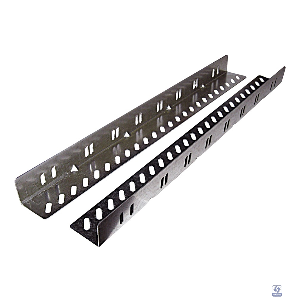 ЦМО Комплект уголков опорных (направляющие) для напольных шкафов, глубина 580 мм, нагрузка до 100 кг (УО-58)  (2 шт.)