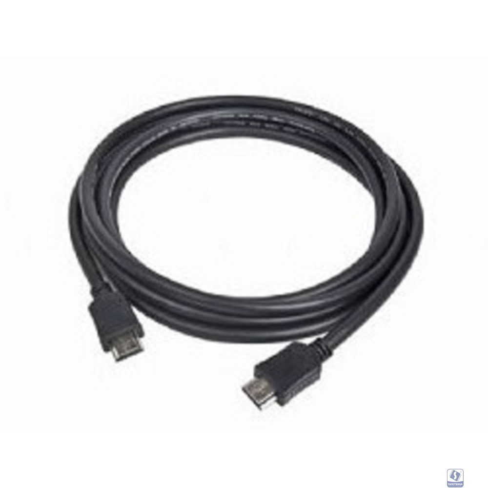 Кабель HDMI Cablexpert 19M/19M, v2.0, медь, позол.контакты, экран, 3м, черный, пакет [CC-HDMI4-10]