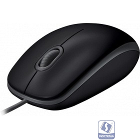 910-005508 Мышь Logitech B110 SILENT черный/серый [оптическая (1000dpi) USB2.0 для ноутбука (2but)]