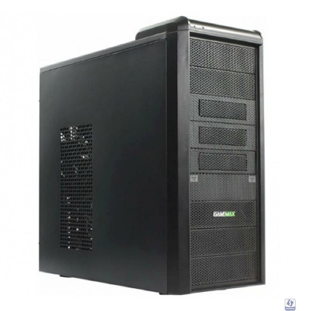 Zircon, 8819SE, без БП с замком (Midi Tower, ATX, Black)