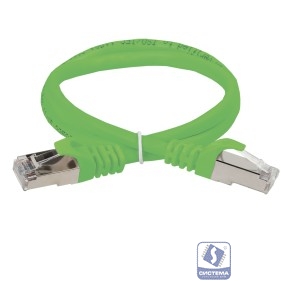 ITK PC02-C5EF-3M Коммутационный шнур (патч-корд), кат.5Е FTP, 3м, зеленый
