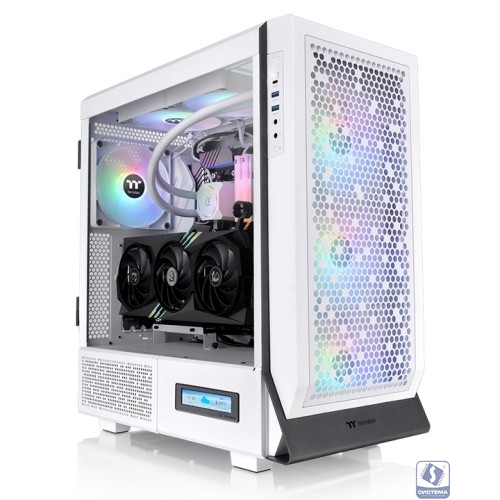 Корпус Thermaltake Ceres 500 TG ARGB белый без БП ATX 4x140mm 2xUSB3.0 1xUSB3.1 audio bott PSU