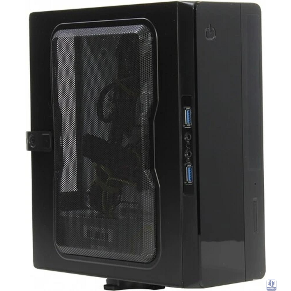 EQ101BK PM-200ATX  U3.0*2AXXX  Slim Case  (PSU Powerman) [6117414]
