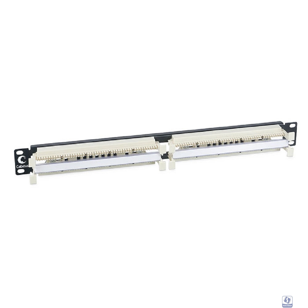 Cabeus CP-100P-110TYPE 100 парная кросс-панель 110 типа, 19" 1U (без модулей)