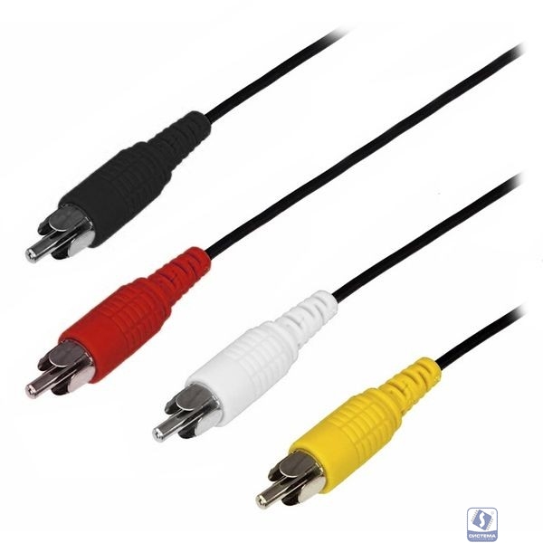 Rexant (17-0205) Шнур  3х3 RCA  5М  