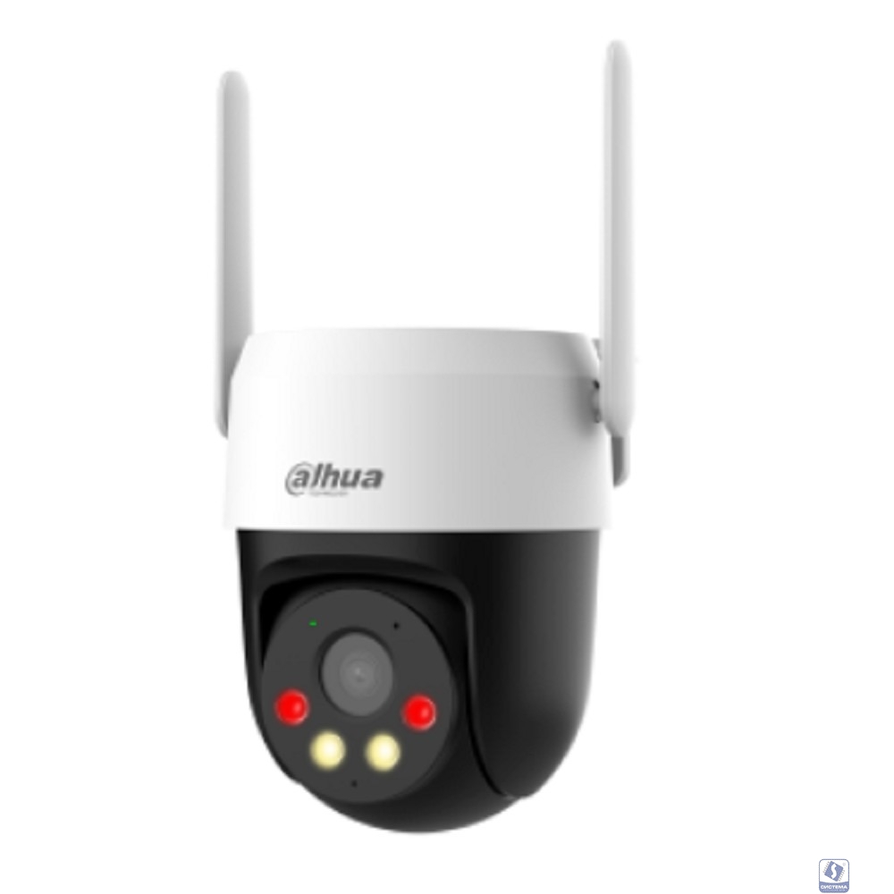 DAHUA DH-P3AE-PV-4G Мини-PT IP-видеокамера с панорамным модулем с Wi-Fi и 4G модулем 1/2.8" 3Мп CMOS, ИК 30м, Led 30м (фиксированный модуль) 1/2.8" 3Мп CMOS, ИК 30м, Led 30м (PT-модуль)