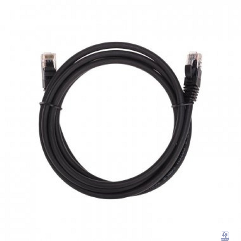Rexant (02-0292-2) Патч-корд U/UTP, CAT 6, RJ45-RJ45, 26AWG, LSZH, черный, 2м