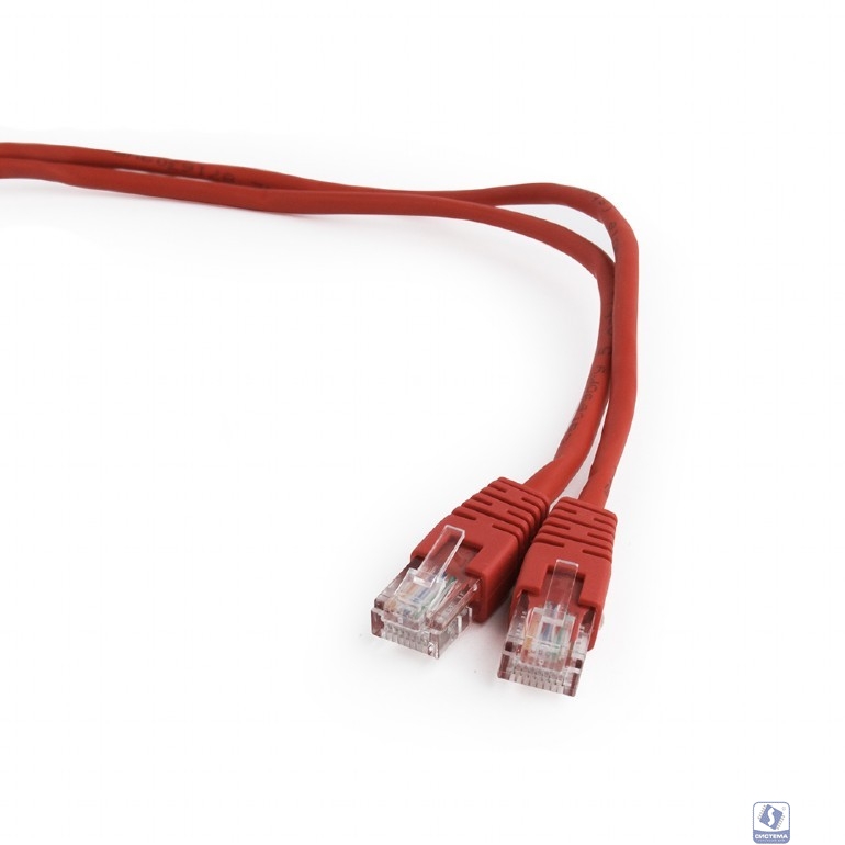 Cablexpert Патч-корд UTP PP12-5M/R кат.5е, 5м, литой, многожильный (красный)