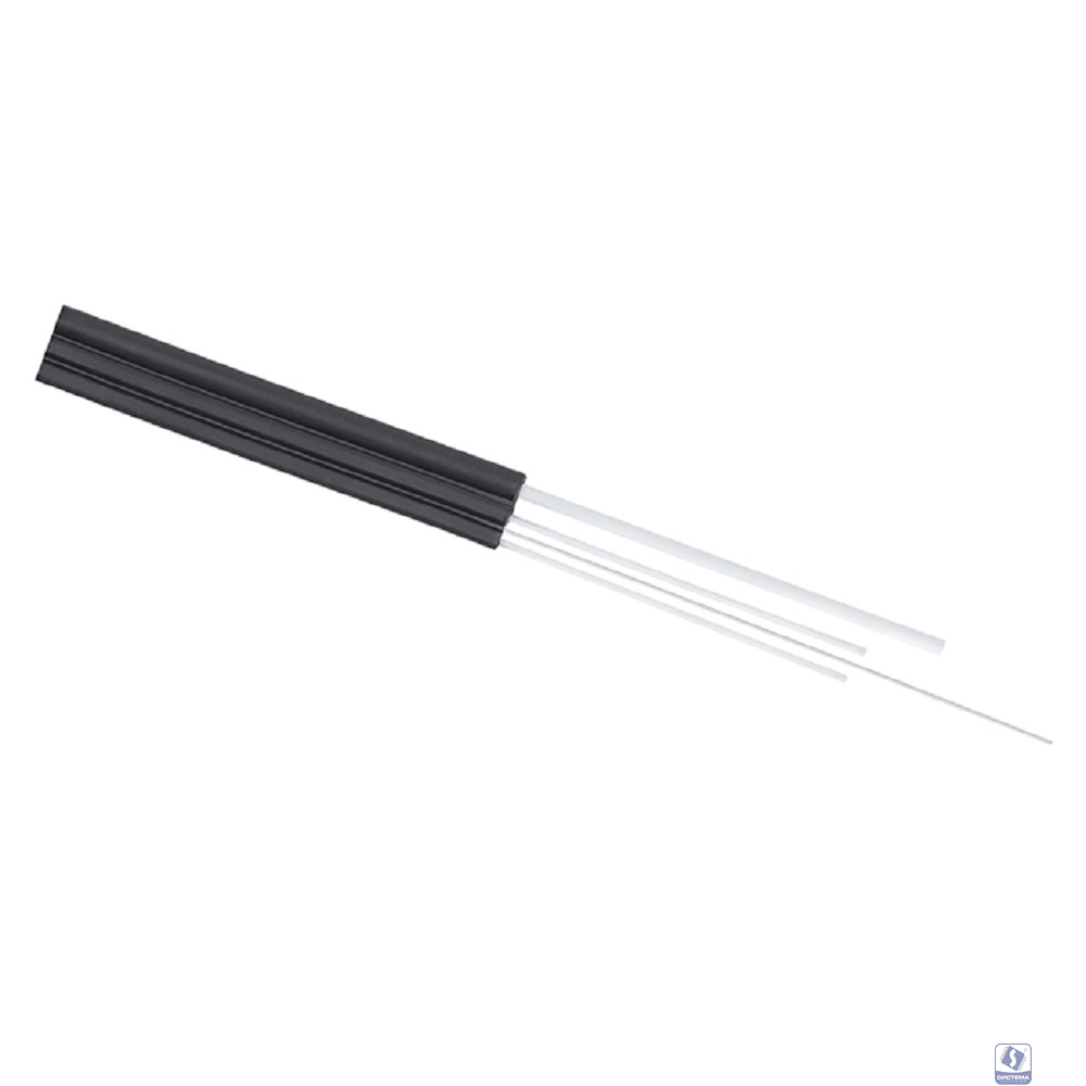 CABEUS SW-FTTH-9-01-4-LSZH-IN/OUT-40 КАБЕЛЬ ВОЛОКОННО-ОПТИЧЕСКИЙ 9/125 ОДНОМОДОВЫЙ, 1 ВОЛОКНО, УСИЛЕН ДВУМЯ СТЕКЛОПРУТКАМИ, FTTH (FIBER TO THE HOME) С ВНЕШНИМ СИЛОВЫМ ЭЛЕМЕНТОМ ИЗ СТЕКЛОПРУТКА, ВНУТРЕ
