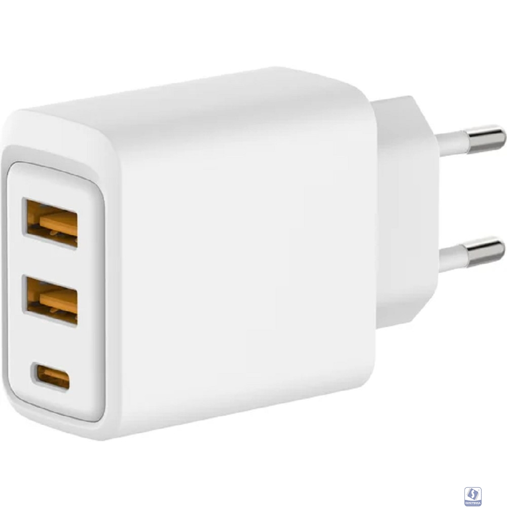 Rexant (18-2213) Сетевое зарядное устройство с двумя портами USB-A и одним портом USB-C, 10Вт 
