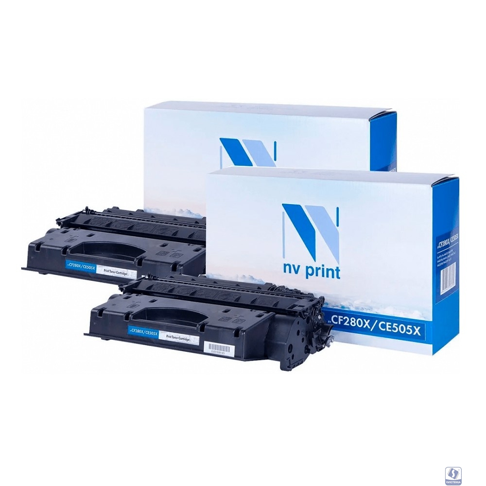 Картридж NVP совместимый NV-CF280X/CE505X-SET2 для HP LaserJet Pro 400 MFP M425dn/ 400 MFP M425dw/ 400 M401dne/ 400 M401a/ 400 M401d/ 400 M401dn/ 400 M401dw/ P2055/ P2055d/ P2055dn (6900k) (2 шт)