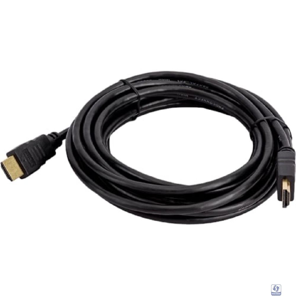 PROconnect (17-6106-6) Кабель HDMI - HDMI 2.0, 5м, Gold (Zip Lock пакет)