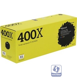 T2 CF400X Картридж TC-HCF400X для HP CLJ Pro M252n/M252dw/M277n/M277dw (2800 стр.) чёрный, с чипом