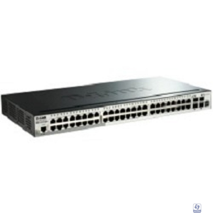 D-Link DGS-1510-52X/A2A PROJ Управляемый L2+ стекируемый коммутатор с 48 портами 10/100/1000Base-T и 4 портами 10GBase-X SFP+