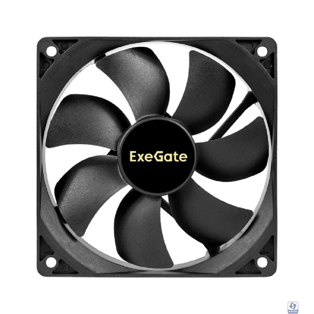 Exegate EX297053RUS Вентилятор 12В DC ExeGate ExtraSilent ES12025S3P (120x120x25 мм, Sleeve bearing (подшипник скольжения), 3pin, 1300RPM, 22dBA)
