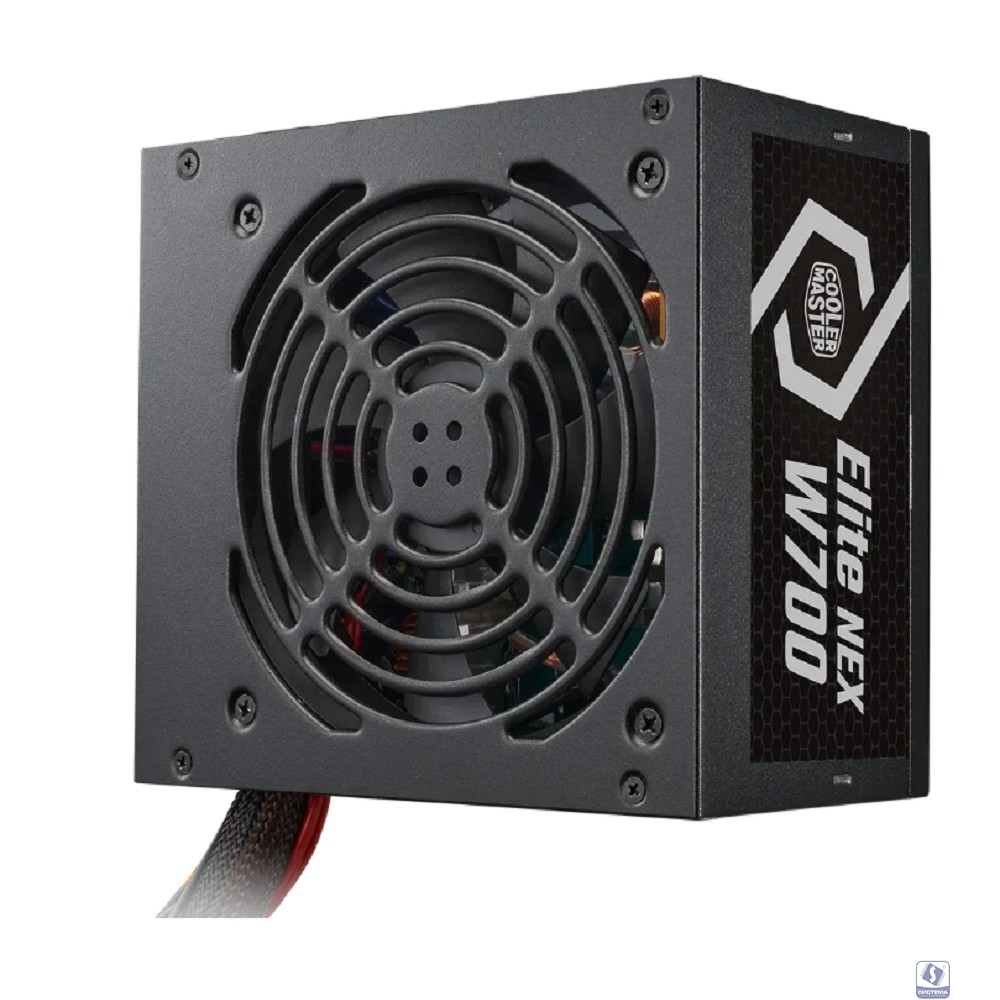 Блок питания CoolerMaster Elite NEX W700 230V Active PFC КПД > 85% 200-240V. Надежный выбор для обычного пользователя ПК. Входящий в комплект 120-мм тихий вентилятор, поддержка PCI-E. MPW-7001-ACBW-BE