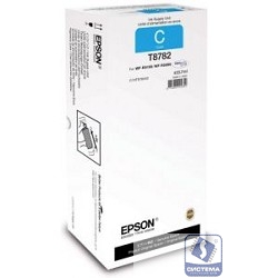 EPSON C13T878240 Картридж голубой T8782 XXL для Epson WF-R5190DTWR5690DTWF  (50 000стр.)