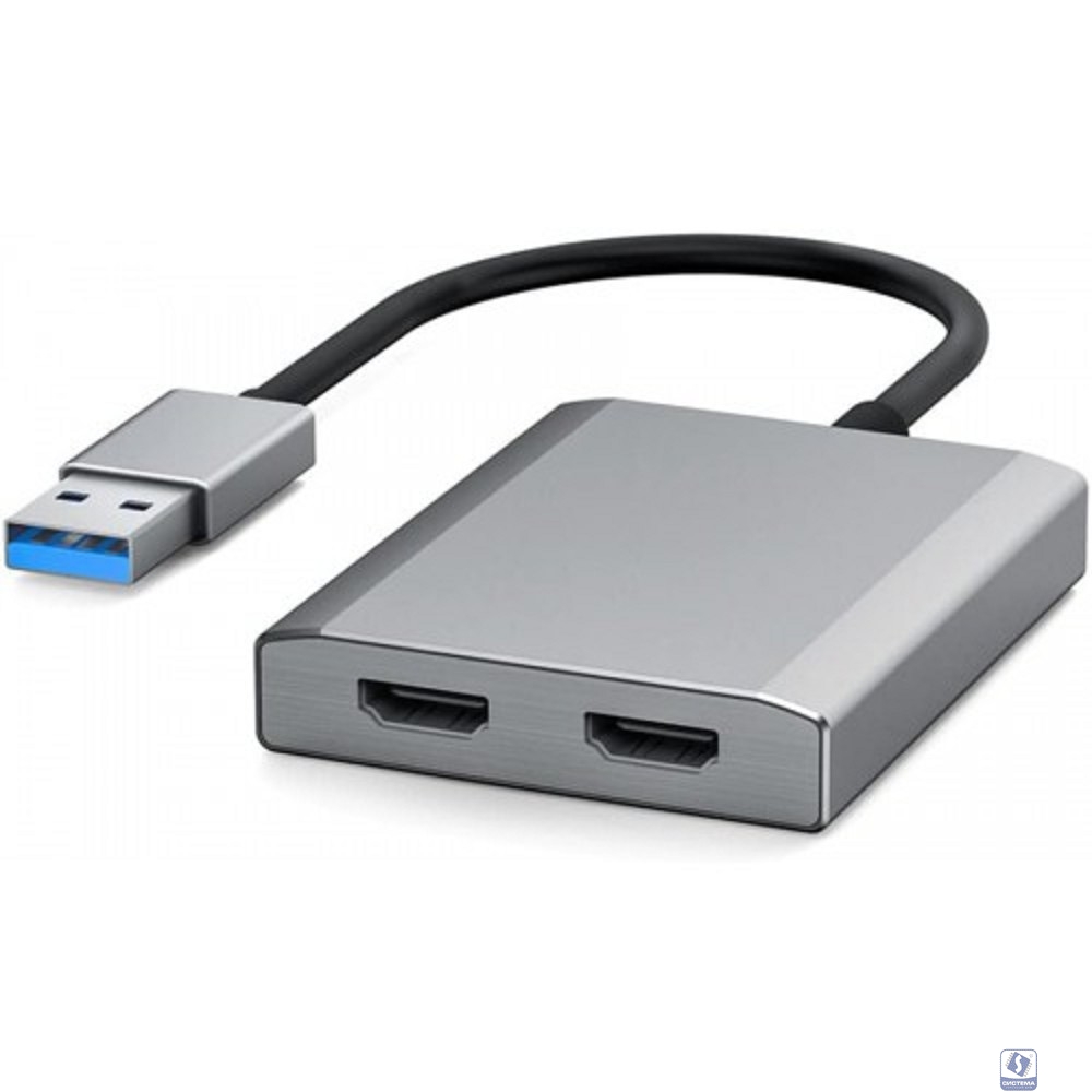KS-is KS-821 Адаптер USB 3.0 на HDMIx2 4K+1080p