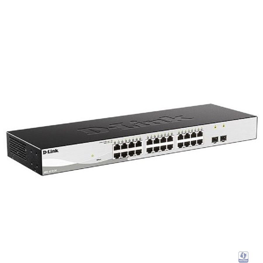 D-Link DGS-1210-26/F3A Управляемый L2 коммутатор с 24 портами 10/100/1000Base-T и 2 портами 1000Base-X SFP